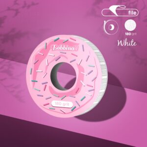 Staleks Αυτοκόλλητες Λίμες Ρολό 7m Donut White 180 Grit ATS-180W