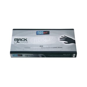 Eurostil Black Gloves Large 20 τεμάχια